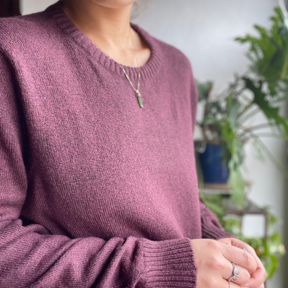 Croft & Barrow | Red Knit Crewneck Sweater - Picture 5 of 6